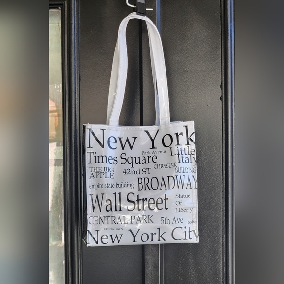Vintage New York Statement Tote -Classic 🤩USED FOR MY LUNCH‎ BAG - Picture 5 of 10